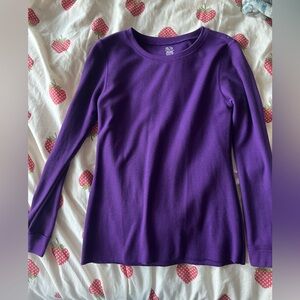 purple long sleeve